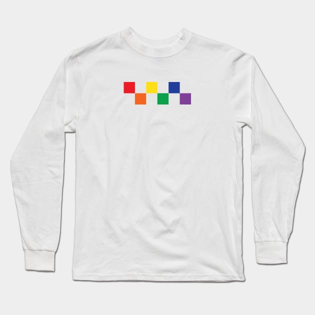 Pride Pixel Long Sleeve T-Shirt by DADDY DD